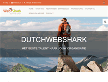 Tablet Screenshot of dutchwebshark.com